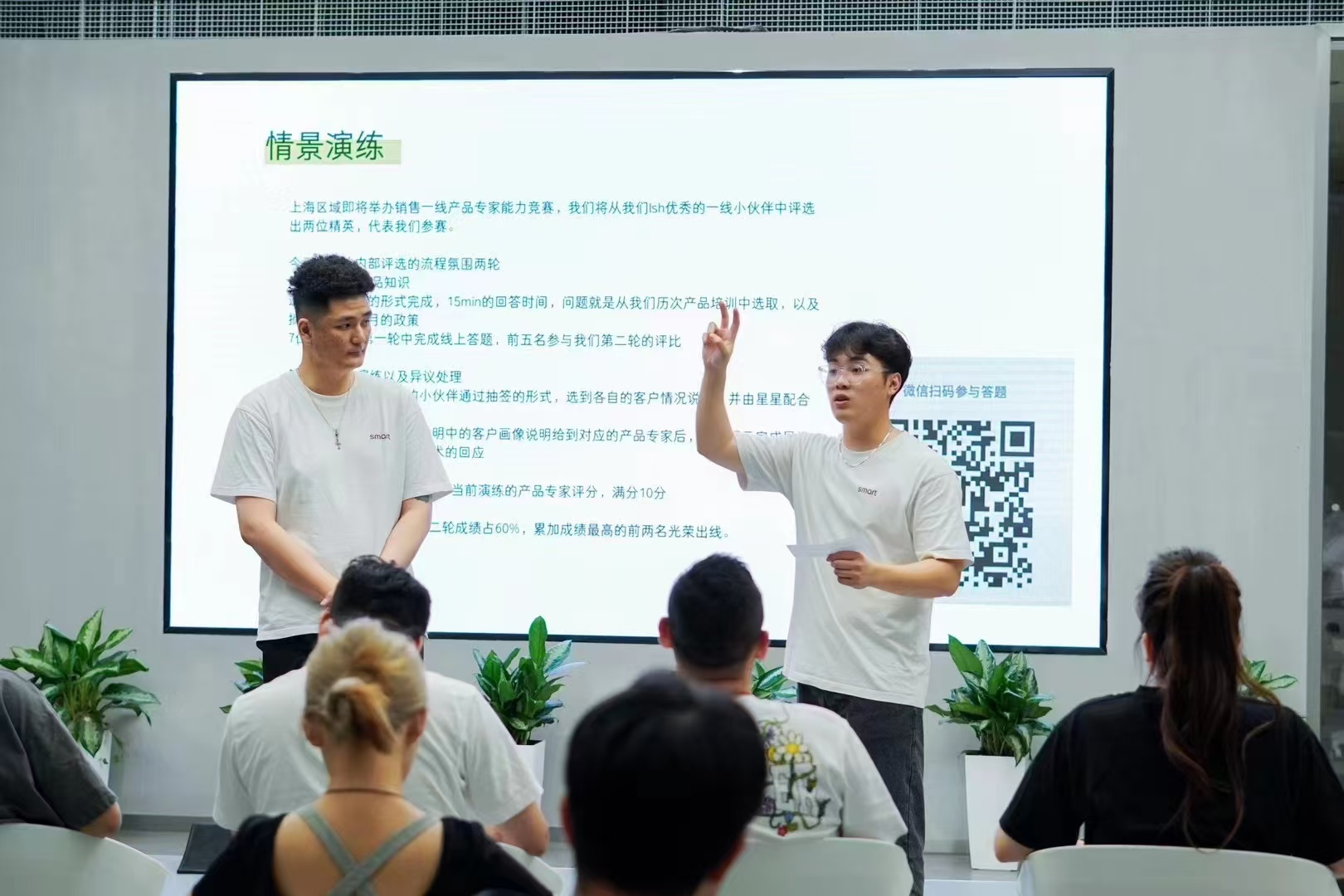 smart 工作期间的培训与情景演练现场